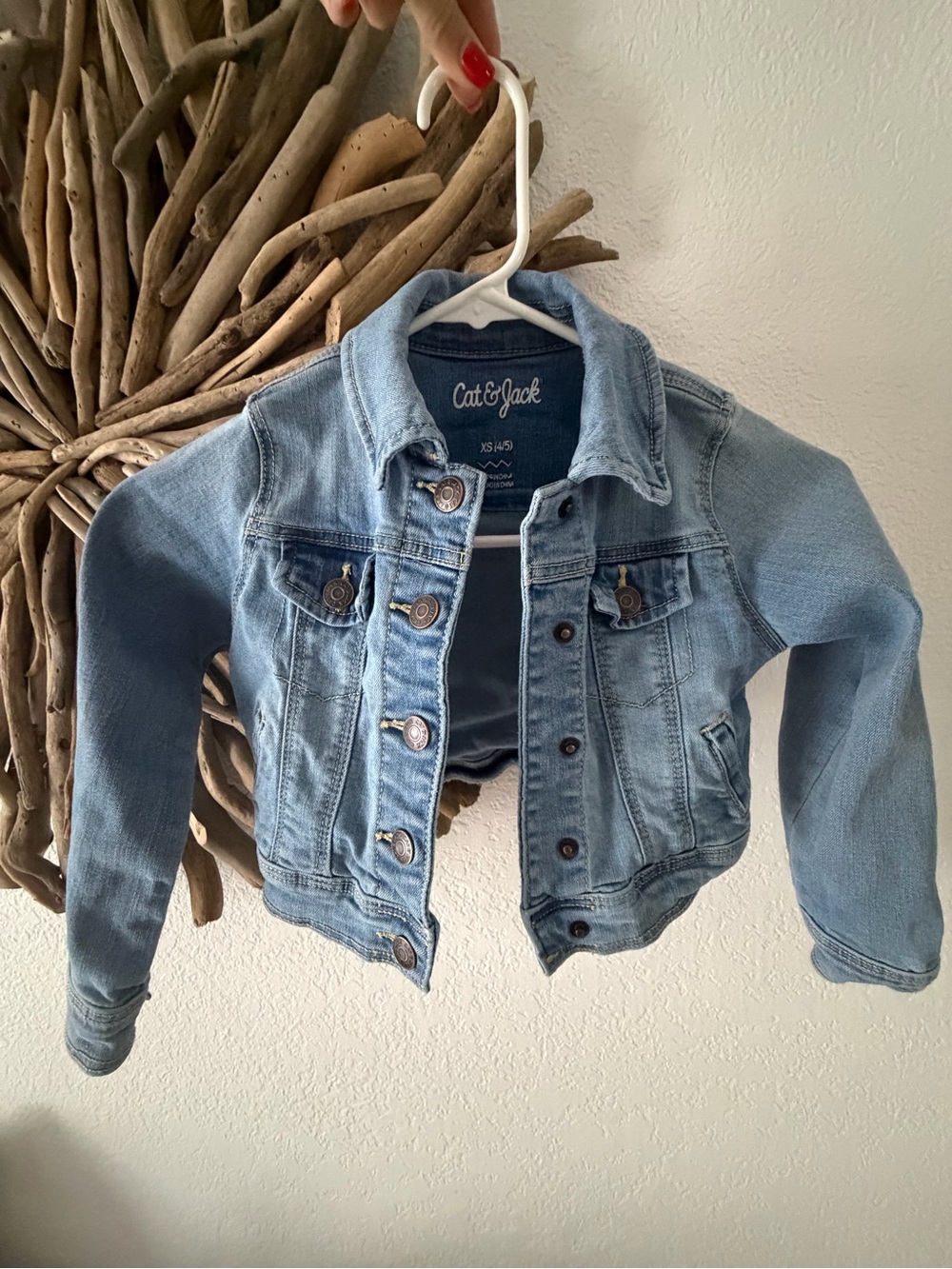 Cat & Jack Light Wash Denim Jacket for Kids